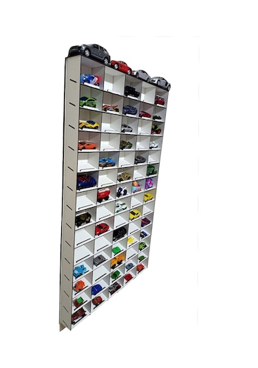 Ahşapatölyenet Eğimli Araba Rafı (70 Araçlık)