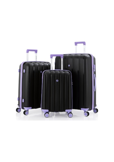 Mçs Üçlü Polipropilen Valiz Seti V305 S18y100033-set 00427 3'lü Set Çok Renkli