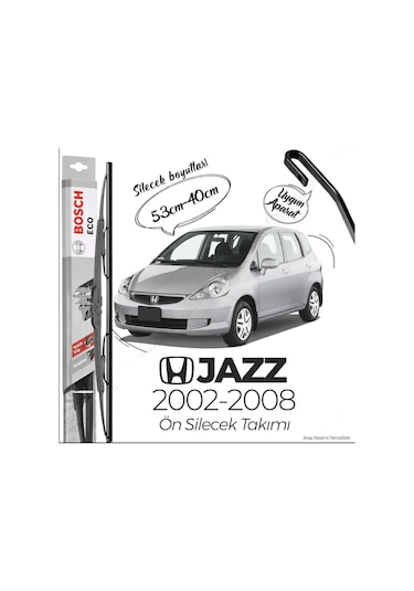 Honda Jazz Ön Silecek Takımı 2002-2008 Bosch Eco