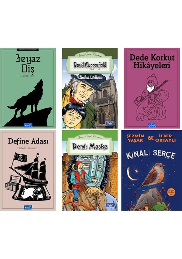 Kınalı Serçe .beyaz Diş .demir Maske .define Adası Dede Korkut Hikayeleri Hediyeli