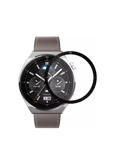 Huawei Gt3 Pro 46MM Ekran Koruyucu 3D Kavisli Full Kaplama Pmma