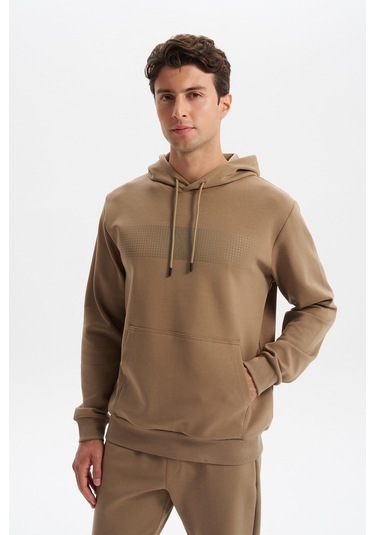 Arma Erkek Slim Fit Baskılı Kapüşonlu Kanguru Cepli Interlok Sweatshirt %80 Pamuk %14 Polyester %6 Elastane K30254685202 Gri - Bej Arma Erkek Slim Fit Baskılı Kapüşonlu Kanguru Cepli Interlok Sweatshirt %80 Pamuk %14 Polyester %6 Elastane K30254685202 Gri - Bej