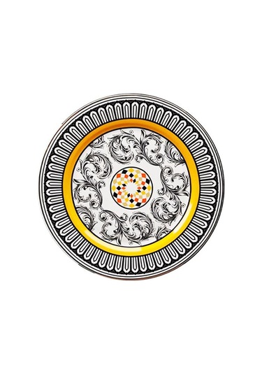 Lucky Art Margery Bone Porselen Barok Desenli 6 Lı Tabak Seti 27 Cm Lyhd 538