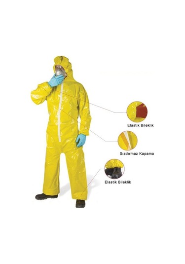 Starline 100Pe04 Kimyasal Koruyucu Tulum Xl Beden