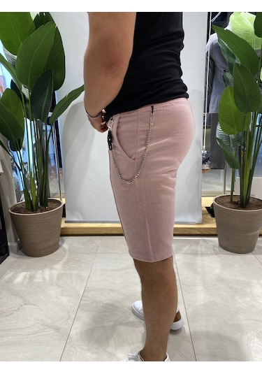 Back Eliesar Elite Pembe Erkek Şort Pembe