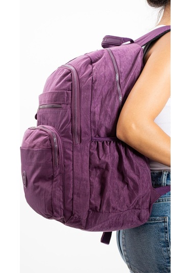 Ultra Hafif Çok Cepli Su Geçirmez Sırt Çantası Unisex Mor Model: 571-1b - Mor