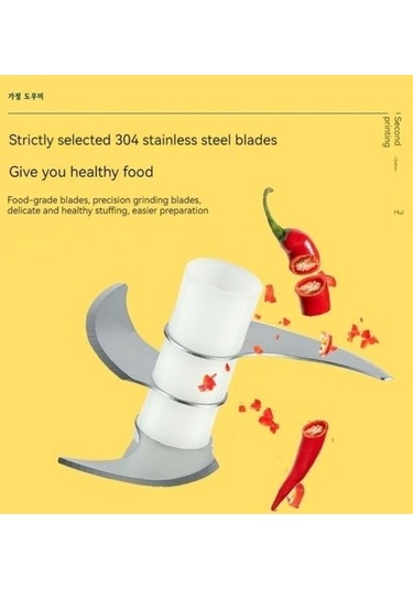 Dancemonkey Yeşil Sarımsak Ve Patates Ezici - Şarjlı Versiyon/ Yeşil