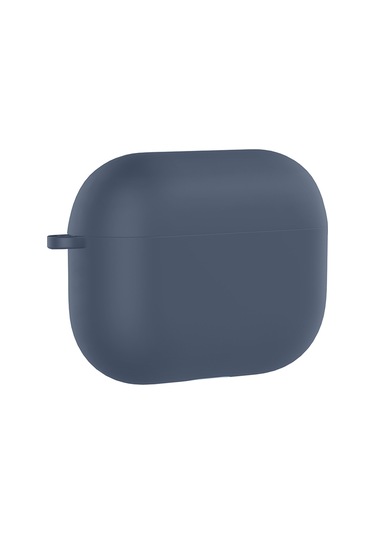 Apple Airpods Pro 3 İle Uyumlu Kılıf Standart Yumuşak Silikon Case Lacivert