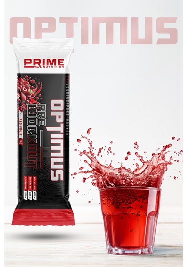 Prime Nutrition Optimus Pre-workout 14 Gram Tek Kullanımlık - Red Fruit