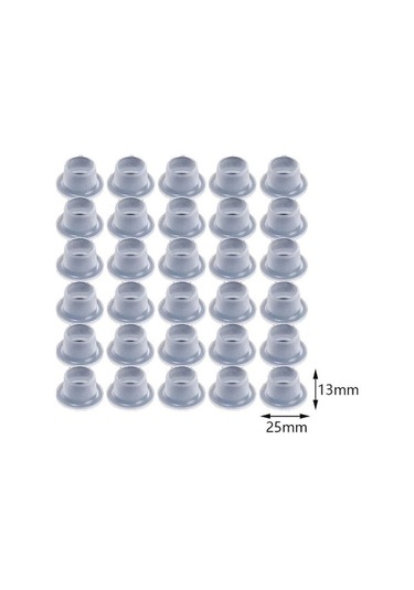 Maiyame Sızdırmazlık İçin 4 Parça Evrensel Musluk Contası - 100 Adet Şeffaf, Mavi, Kırmızı Silikon Conta Seti