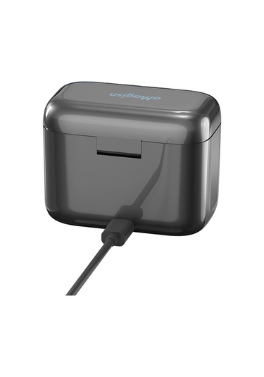 Amagisn Ad13 2 Yuvalı Pil Şarj Cihazı Taşınabilir Pd3.0/pd2.0 Siyah