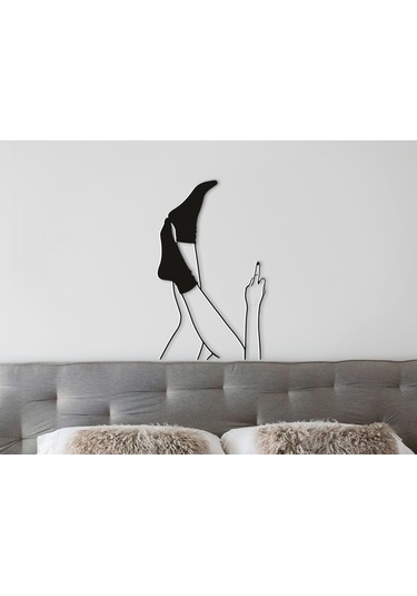 Kadın Silüet 3d Duvar Dekoru - Şık Ve Minimalist Tasarım 19cm