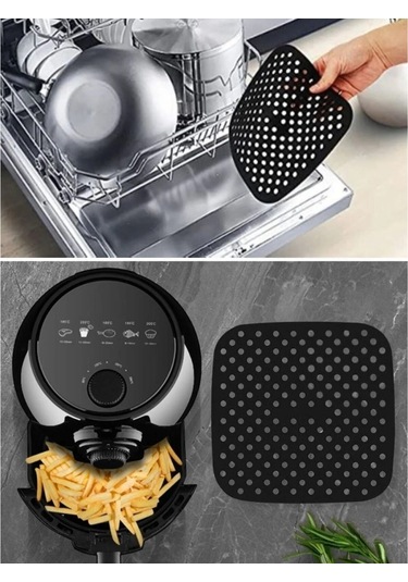 Kare Silikon Nihale Isıya Dayanıklı Kaymaz Tabanlı Pratik Mutfak Altlığı Tencere Ve Tabak Koruyucu Diğer