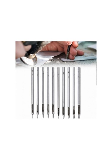 Suntek Deri Delik Delme Kesici Seti Kemerler Için Dikiş Stil-a