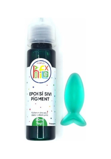 Sıvı Pigment Boya Transparan 60 Ml Yeşil