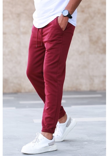 Madmext Madmext Bordo Basic Eşofman 5424-bordo Bordo