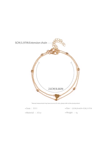 Suntek Vintage Kalp Şeklinde Plaj Tatili Kadınlar Için Altın Altın