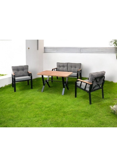 Tu Tienda Nergiz 2 1 1 Masa Bahçe Balkon Mobilyası,kazayağı Kazayağı