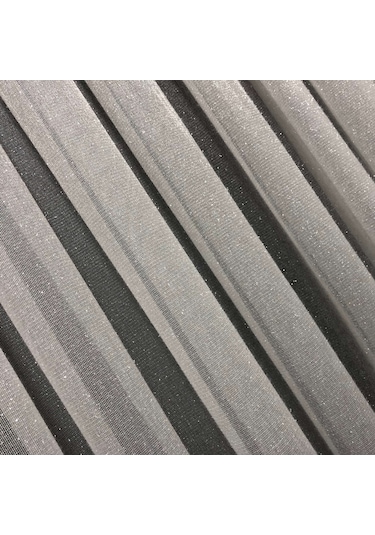 Perdefony Sakal Simli Düz Tül Perde 3 Farklı Renk