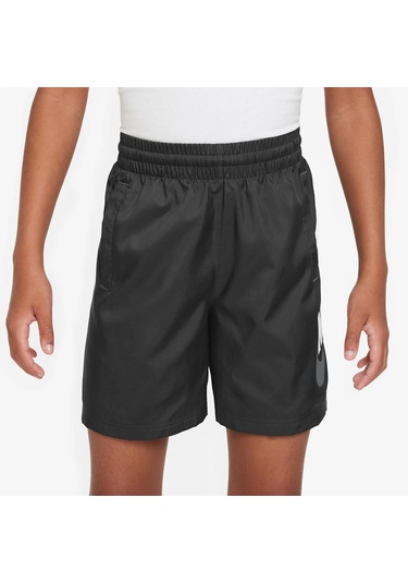 Sportswear Woven Çocuk Siyah Şort Siyah