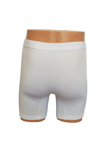 X-Man 704 Erkek 3 Adet Düz Renk Düğmeli Stretch Boxer