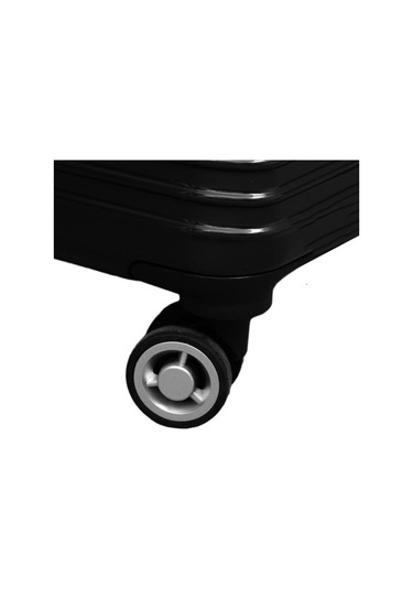 Kabin Boy %100 Polikarbon Valiz Parlak Siyah 1818