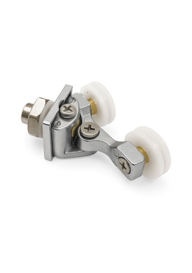 Ayrıntıshop Duşakabin Kanallı Tekerleği 24mm 1 Adet Krom