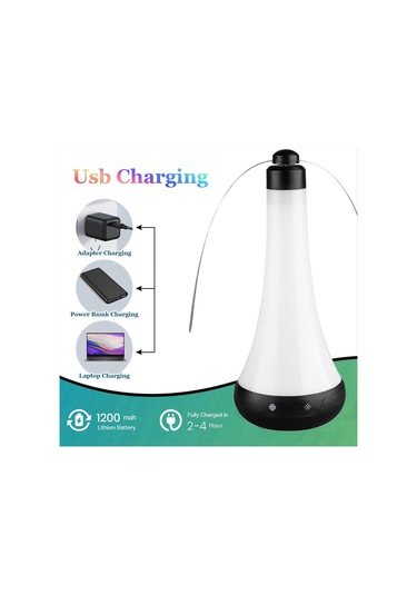 Xurunkeji Piknik, Parti, Restoran Ve Barbekü İçin Masa Sinek Kovucu Fan, Böcek Önleyici Işıklı İç Mekan Dış Mekan