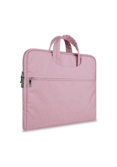 Arabulalaca Macbook Air 13.6 A2681 M2 Kılıf Taşıma Çanta Pembe