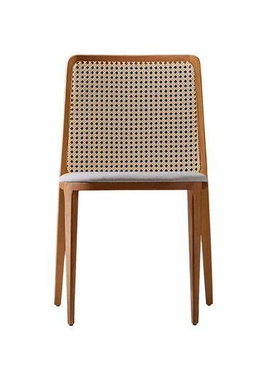 Martha Hazeranlı Ahşap Sandalye Natural - Beyaz