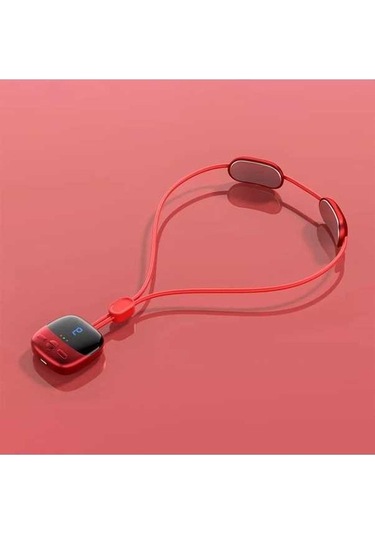 Dm Boyun Ağrısı Giderme İçin Taşınabilir Servikal Omurga Masaj Cihazı Kırmızı Kırmızı