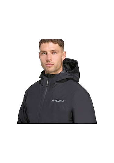 Adidas Terrex Mt 3ın1 Down Erkek Outdoor Mont Jv6242 Siyah Siyah