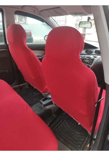Tofaş Uyumlu Kırmızı Oto Atlet Servis Kılıfı 4 Parça Ser-0002