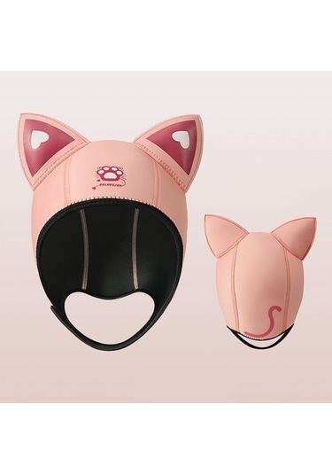 Suntek Dalış Başlığı Başlık Neopren Wetsuit Kapağı Pembe