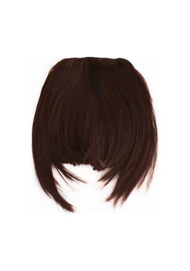 Caş Dekorasyon Takma Kahkül - Kızıl Kahve Balyaj - M2/33 - Uzun Kenarlı