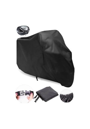 Rks 125r Siyah Motosiklet Brandası Kilit Uyumlu