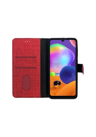 General Mobile Gm 10 Kilif Fitcase Fabric Kapakli Cüzdanli 444388828