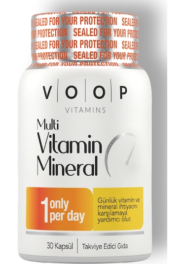 Voop Multivitamin Multimineral 30 Kapsül