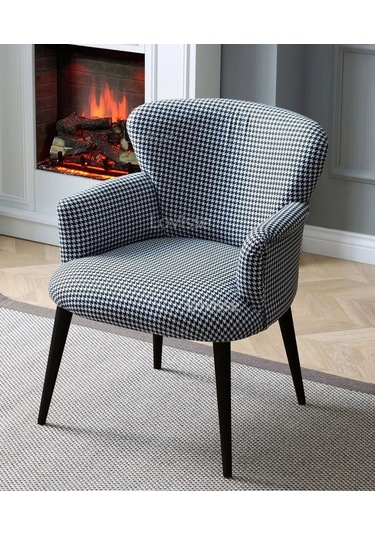 Venqm Berjer Tekli Koltuk Balkon, Ofis, Bekleme, Güzellik Merkezi, Çay Seti Çok Renkli