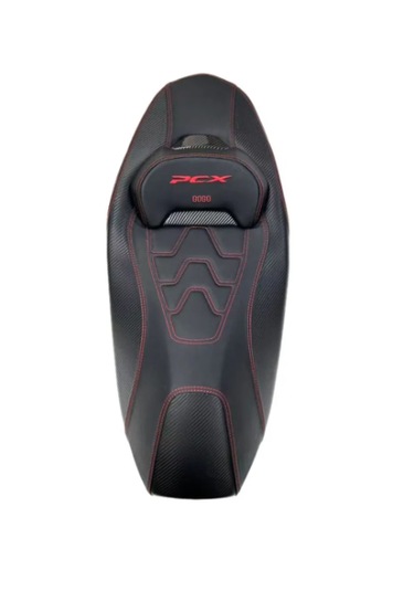 Honda Pcx 2021-2025 Model Spor Bel Destekli Kırmızı Koltuk Sele