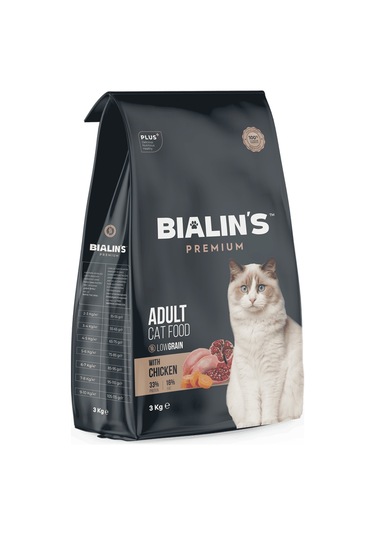 Bialins Premium Yetişkin Kedi Maması Tavuklu 3kg