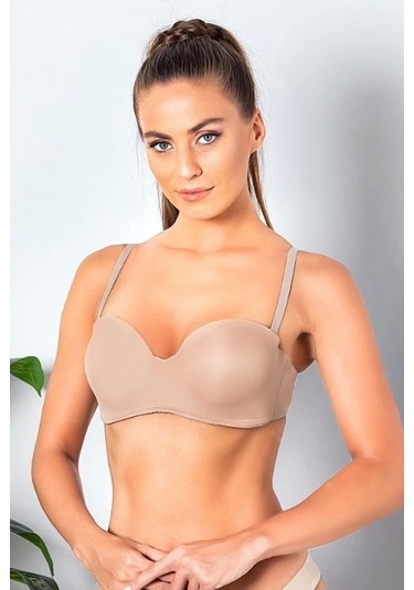 Gallipoli 11260 Bayan Stralez Lotus Push-up Sütyen Kapuçino