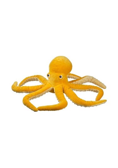 Sarı Ahtapot Peluş Oyuncak MeridyenDukkan 50 Cm Yumuşak Oyuncak Ç