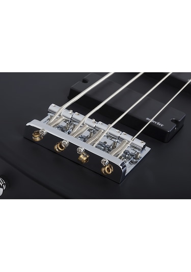 Schecter C-4 Deluxe Solak Bas Gitar Satin Black
