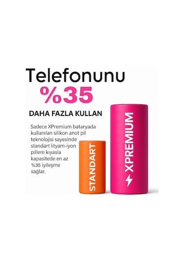 Xpremium Apple Uyumlu iPhone  12 Mini Batarya Pil Süper Yüksek Kapasiteli Güçlendirilmiş 2580 Mah