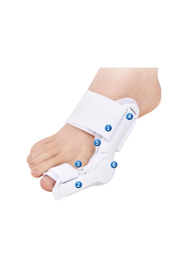 Akestoria Med Ayarlanabilir Cırtlı Baş Parmak Kemik Jel Düzeltici Fc-004 Standart