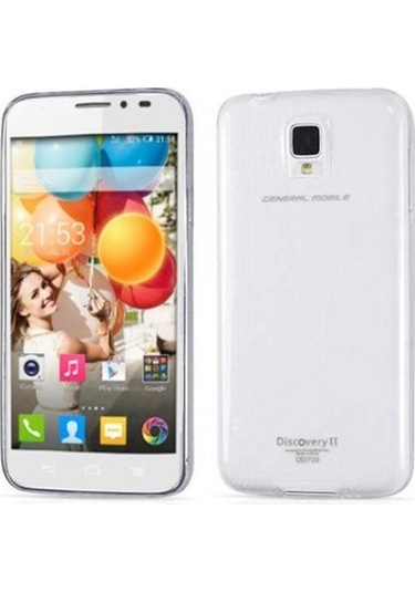 General Mobile Discovery 2 Kılıf Soft Silikon Şeffaf Arka Kapak
