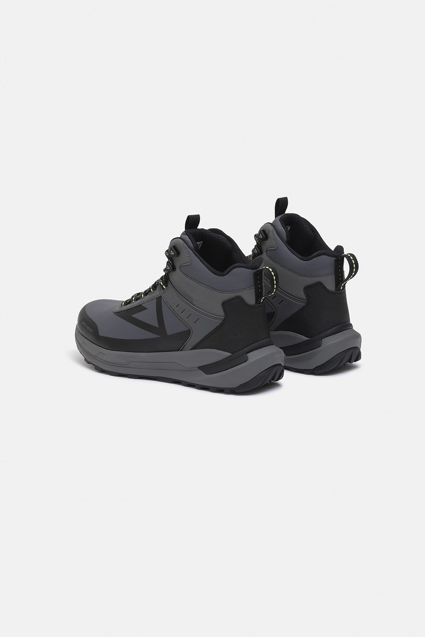 1415 V-wild Mid Erkek Bot Gri Siyah