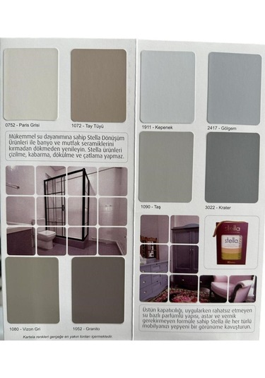 Stella Boya Antrasit Gri 1 Lt Diğer