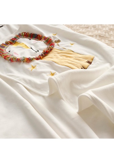 Suntek Kapşonlu Bebek Havlusu Karikatür Battaniyesi Stil-a